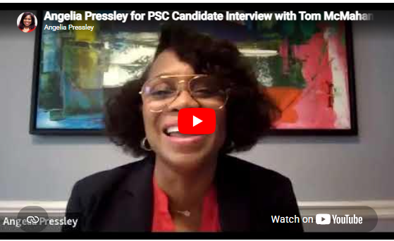 Angelia Pressley for PSC Candidate Interview with Tom McMahan of Dade County Dems